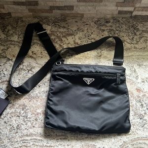 Prada Vela crossbody bag.